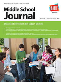 Cover image for Middle School Journal, Volume 52, Issue 2, 2021