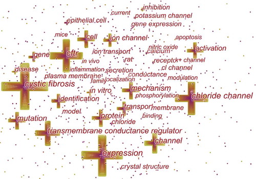 Figure 7. The analysis of keywords in chloride channel research