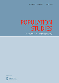 Cover image for Population Studies, Volume 72, Issue 1, 2018