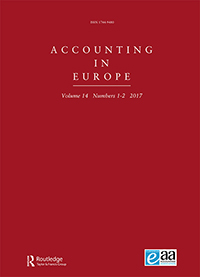 Cover image for Accounting in Europe, Volume 14, Issue 1-2, 2017