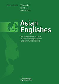 Cover image for Asian Englishes, Volume 24, Issue 1, 2022