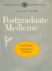 Cover image for Postgraduate Medicine, Volume 33, Issue 5, 1963