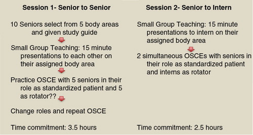 Fig. 1.  Layout of teaching sessions.