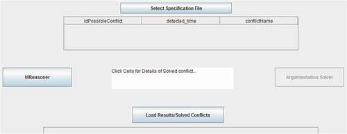 Figure 17. Browsing to select specification file.