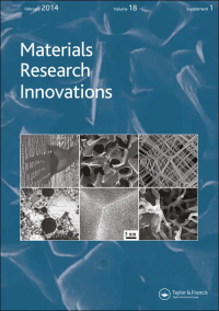 Cover image for Materials Research Innovations, Volume 26, Issue 4, 2022