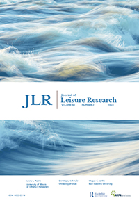 Cover image for Journal of Leisure Research, Volume 50, Issue 2, 2019