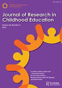 Cover image for Journal of Research in Childhood Education, Volume 36, Issue 4, 2022