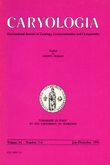 Cover image for Caryologia, Volume 44, Issue 3-4, 1991