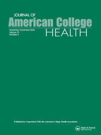 Cover image for Journal of American College Health, Volume 70, Issue 8, 2022