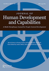 Cover image for Journal of Human Development and Capabilities, Volume 22, Issue 2, 2021
