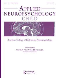 Cover image for Applied Neuropsychology: Child, Volume 11, Issue 2, 2022