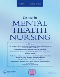Cover image for Issues in Mental Health Nursing, Volume 44, Issue 7, 2023