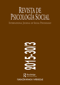 Cover image for International Journal of Social Psychology, Volume 30, Issue 3, 2015