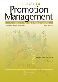 Cover image for Journal of Promotion Management, Volume 26, Issue 3, 2020