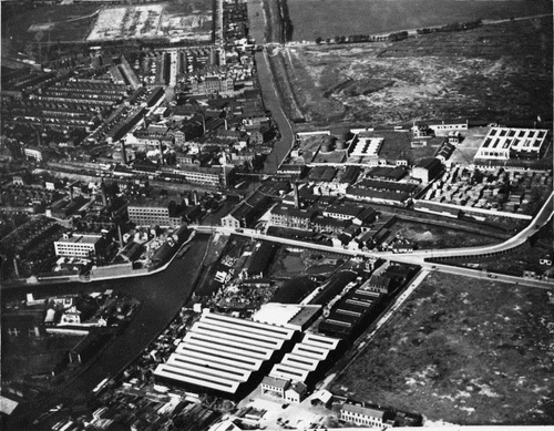 Figure 6. Aerial view of Hackney Wick, 1924 © [Historic England, Aerofilms Collection].