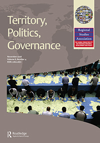 Cover image for Territory, Politics, Governance, Volume 6, Issue 4, 2018