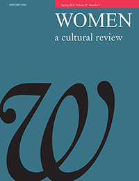 Cover image for Women: a cultural review, Volume 27, Issue 1, 2016