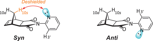 Figure 2. Syn and anti conformers of 2-pyridyl imide 1.