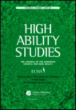 Cover image for High Ability Studies, Volume 21, Issue 2, 2010