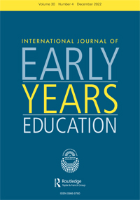 Cover image for International Journal of Early Years Education, Volume 30, Issue 4, 2022