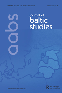 Cover image for Journal of Baltic Studies, Volume 46, Issue 3, 2015