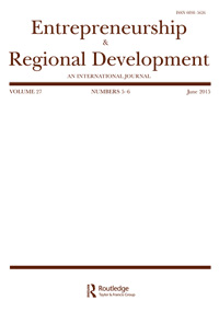 Cover image for Entrepreneurship & Regional Development, Volume 27, Issue 5-6, 2015