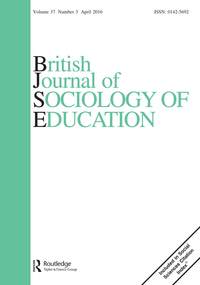 Cover image for British Journal of Sociology of Education, Volume 37, Issue 3, 2016