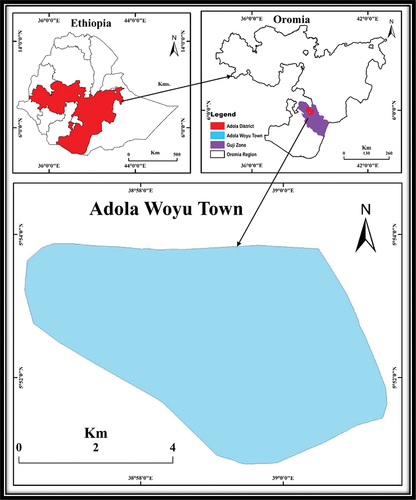 Figure 1. Location map of the study area.