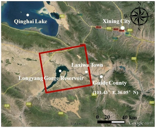 Figure 1. Area coverage of ALOS PALSAR.