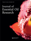 Cover image for Journal of Essential Oil Research, Volume 25, Issue 6, 2013