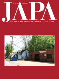 Cover image for Journal of the American Planning Association, Volume 83, Issue 3, 2017