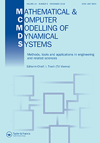 Cover image for Mathematical and Computer Modelling of Dynamical Systems, Volume 24, Issue 6, 2018
