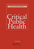 Cover image for Critical Public Health, Volume 23, Issue 4, 2013
