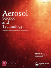 Cover image for Aerosol Science and Technology, Volume 55, Issue 4, 2021