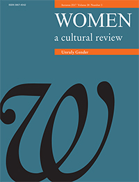 Cover image for Women: a cultural review, Volume 28, Issue 3, 2017