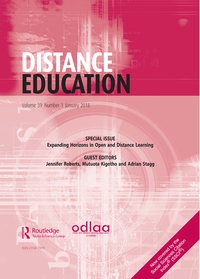 Cover image for Distance Education, Volume 39, Issue 1, 2018