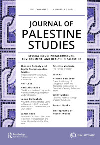 Cover image for Journal of Palestine Studies, Volume 51, Issue 4, 2022