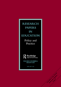 Cover image for Research Papers in Education, Volume 38, Issue 4, 2023