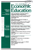 Cover image for The Journal of Economic Education, Volume 23, Issue 3, 1992