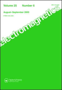 Cover image for Electromagnetics, Volume 26, Issue 7, 2006