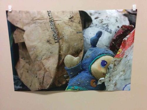 Figure 2., Photograph by Leanne Olson (2018), taken at the Edmonton Waste Management Centre during her artist-in-residency.