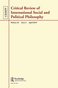Cover image for Critical Review of International Social and Political Philosophy, Volume 22, Issue 3, 2019