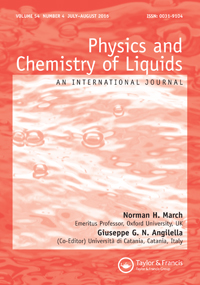 Cover image for Physics and Chemistry of Liquids, Volume 54, Issue 4, 2016