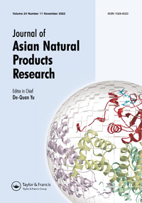 Cover image for Journal of Asian Natural Products Research, Volume 24, Issue 11, 2022