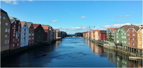 1 Bryggene along the river Nidelva