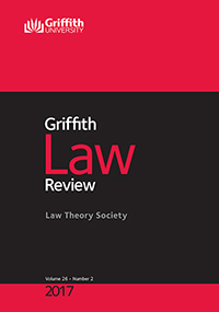 Cover image for Griffith Law Review, Volume 26, Issue 2, 2017