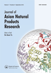 Cover image for Journal of Asian Natural Products Research, Volume 17, Issue 9, 2015