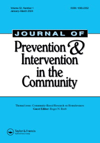 Cover image for Journal of Prevention & Intervention in the Community, Volume 52, Issue 1, 2024