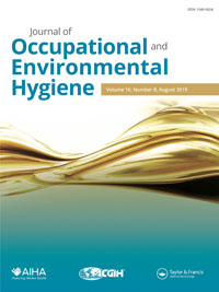 Cover image for Journal of Occupational and Environmental Hygiene, Volume 16, Issue 8, 2019