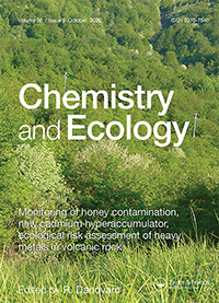 Cover image for Chemistry and Ecology, Volume 36, Issue 9, 2020
